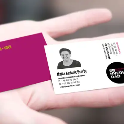 Ringkøbing-Skjern Erhvervsråd visitkort