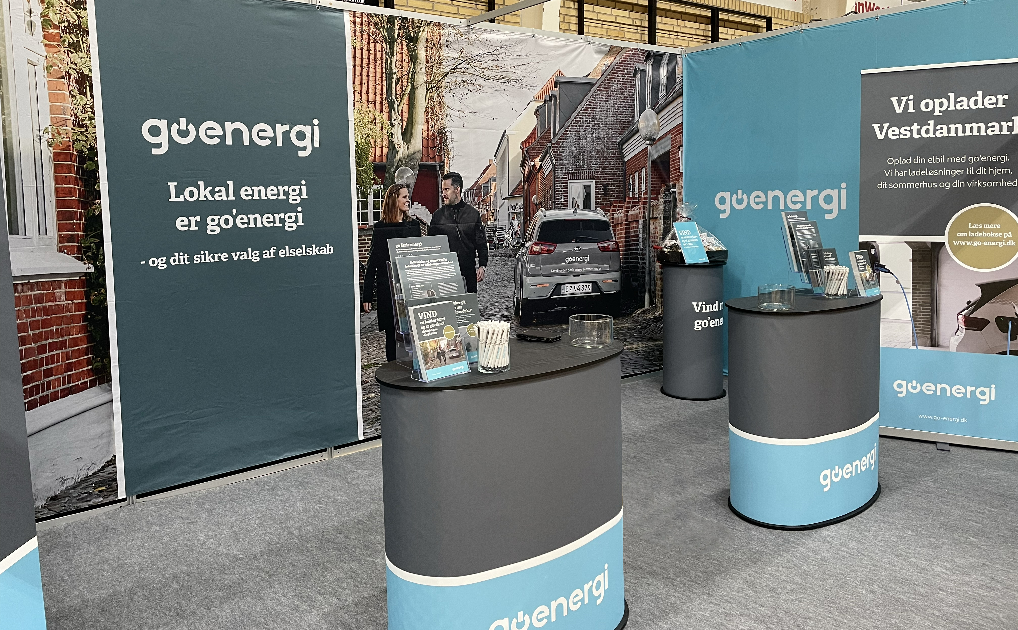 Messestand Go'energi indretning